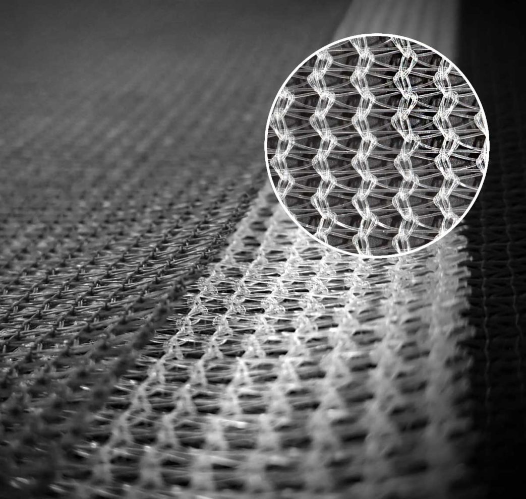 50 Knitted Shade Cloth Jiten Plastics Pleated Insect Mesh